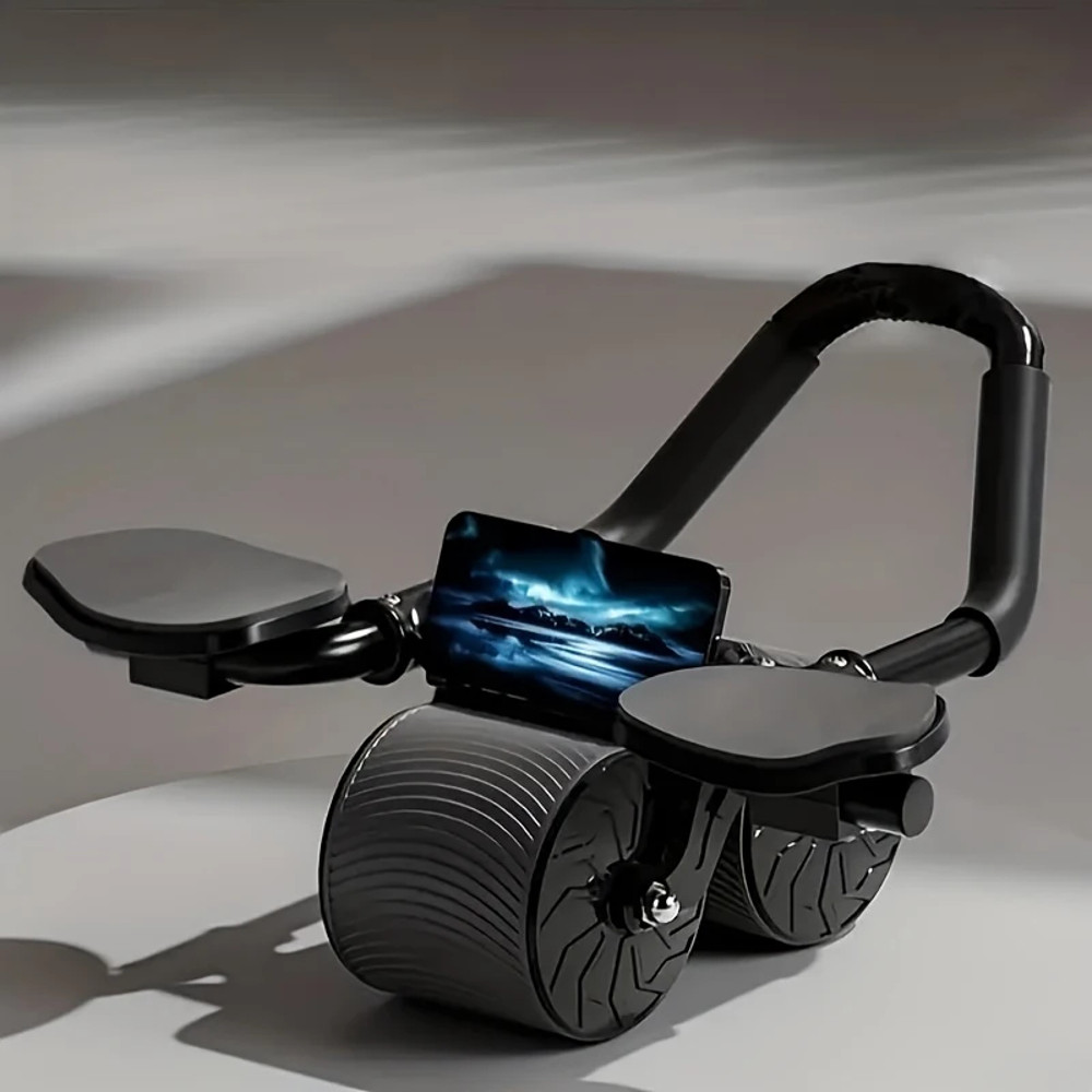 2Wheeled Muscle Strengthening Trainer Ab Roller Wheel Rebound Ab Exercise Machine For Adults 1