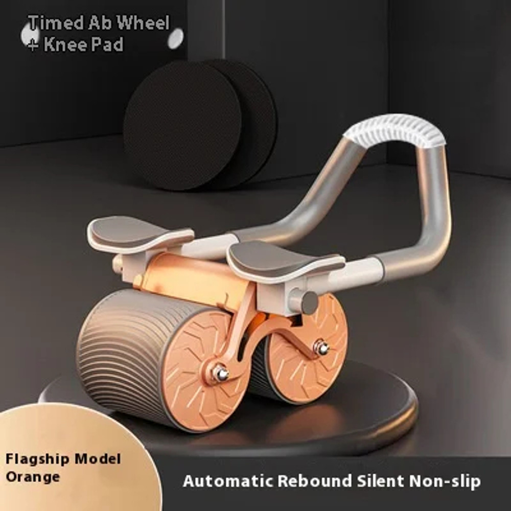 2Wheeled Muscle Strengthening Trainer Ab Roller Wheel Rebound Ab Exercise Machine For Adults 9