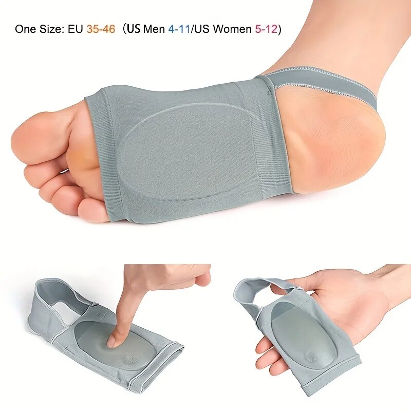 Metatarsal Compression Brace, 1 Pair of Arch Support Sleeves, Flat Foot Support, Plantar Fasciitis Relief