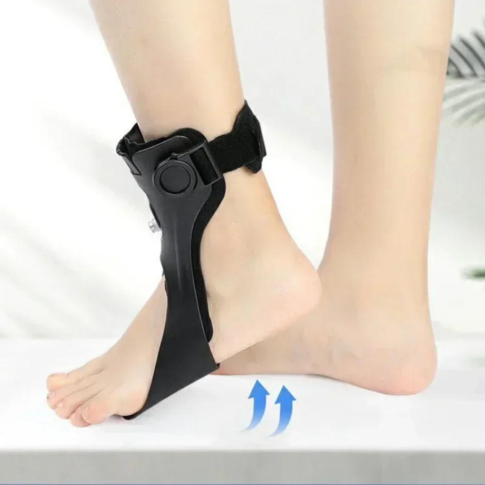 Adjustable Drop Foot Brace Ankle Support With Buckle Comfort Aid For Stroke Hemiplegia Walking Fits