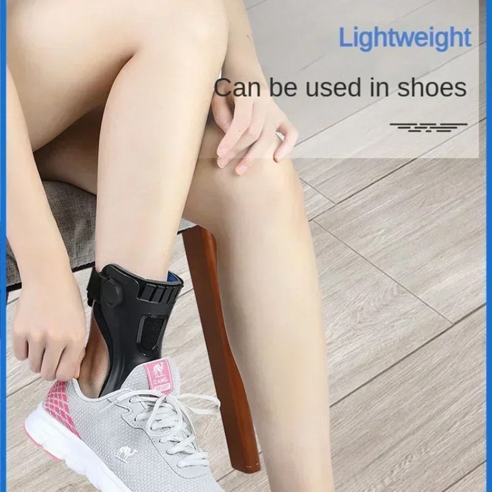 Adjustable Drop Foot Brace Ankle Support With Buckle Comfort Aid For Stroke Hemiplegia Walking Fits