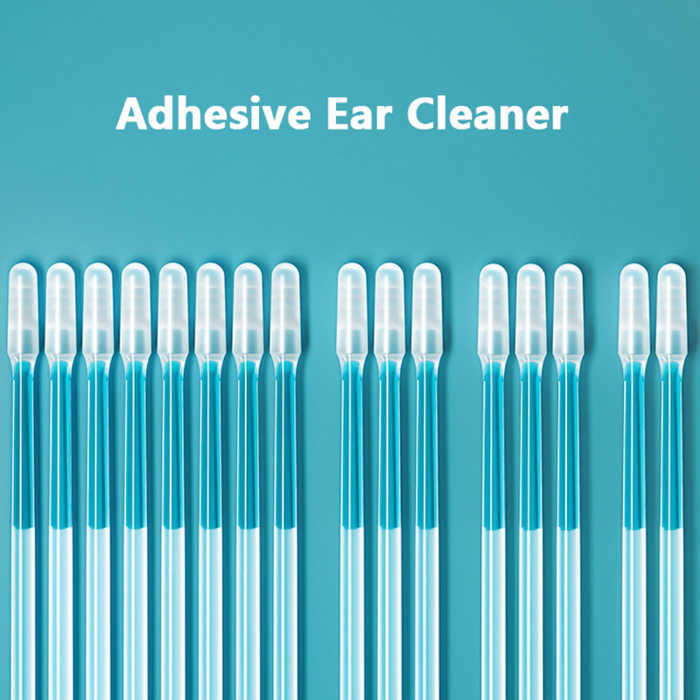 Sticky Ear Pick For Kids Olders Adult, Disposable Silicone EarWax Remover, Reusable Adhesive Ear Cleaner