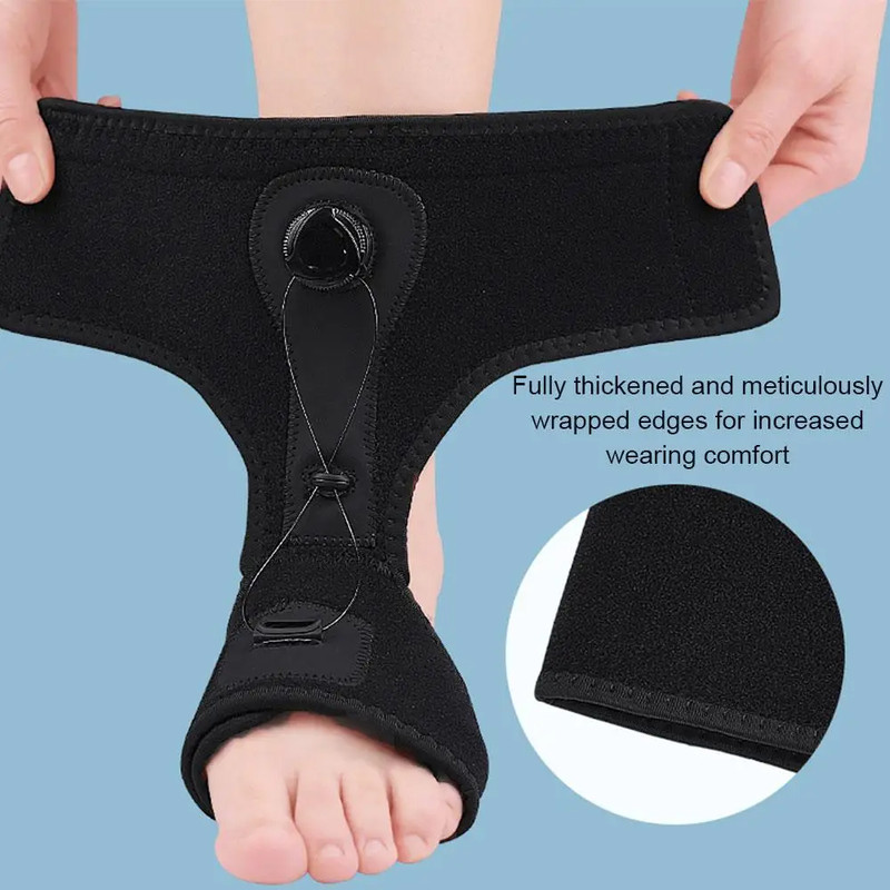 Compression Ankle Brace Adjustable Ankle Support Protector For Basketball Running Nylon Knitted Gym 2