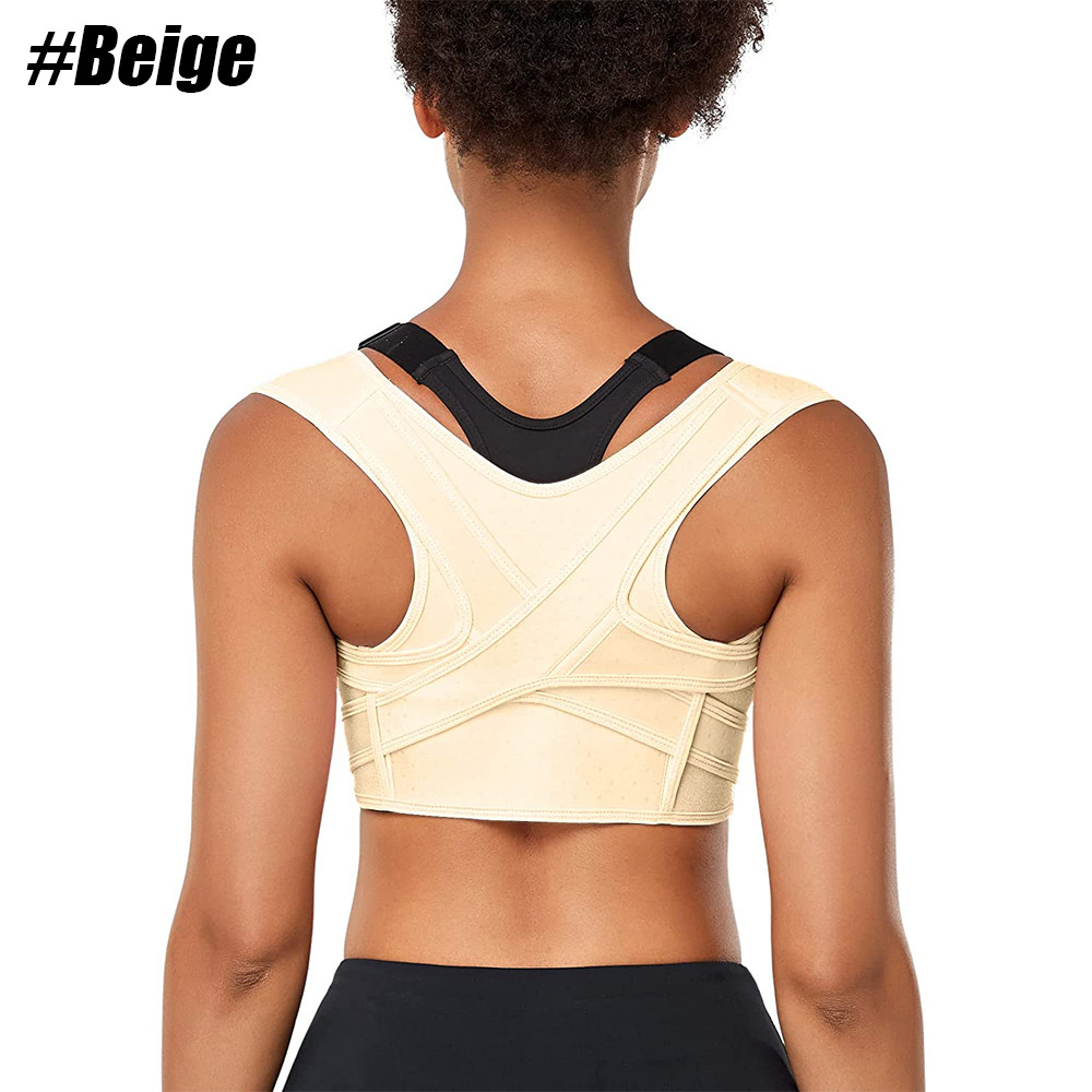 Breathable Back Support Straightener Posture Corrector Adjustable Upper Back Brace Neck Shoulder Cl 4