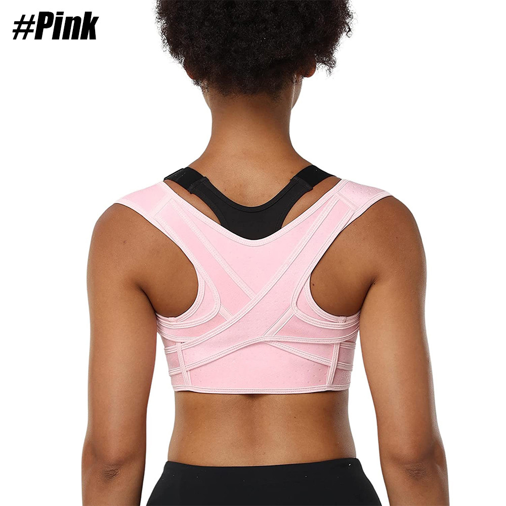 Breathable Back Support Straightener Posture Corrector Adjustable Upper Back Brace Neck Shoulder Cl 7