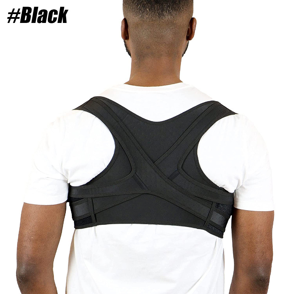 Breathable Back Support Straightener Posture Corrector Adjustable Upper Back Brace Neck Shoulder Cl 6