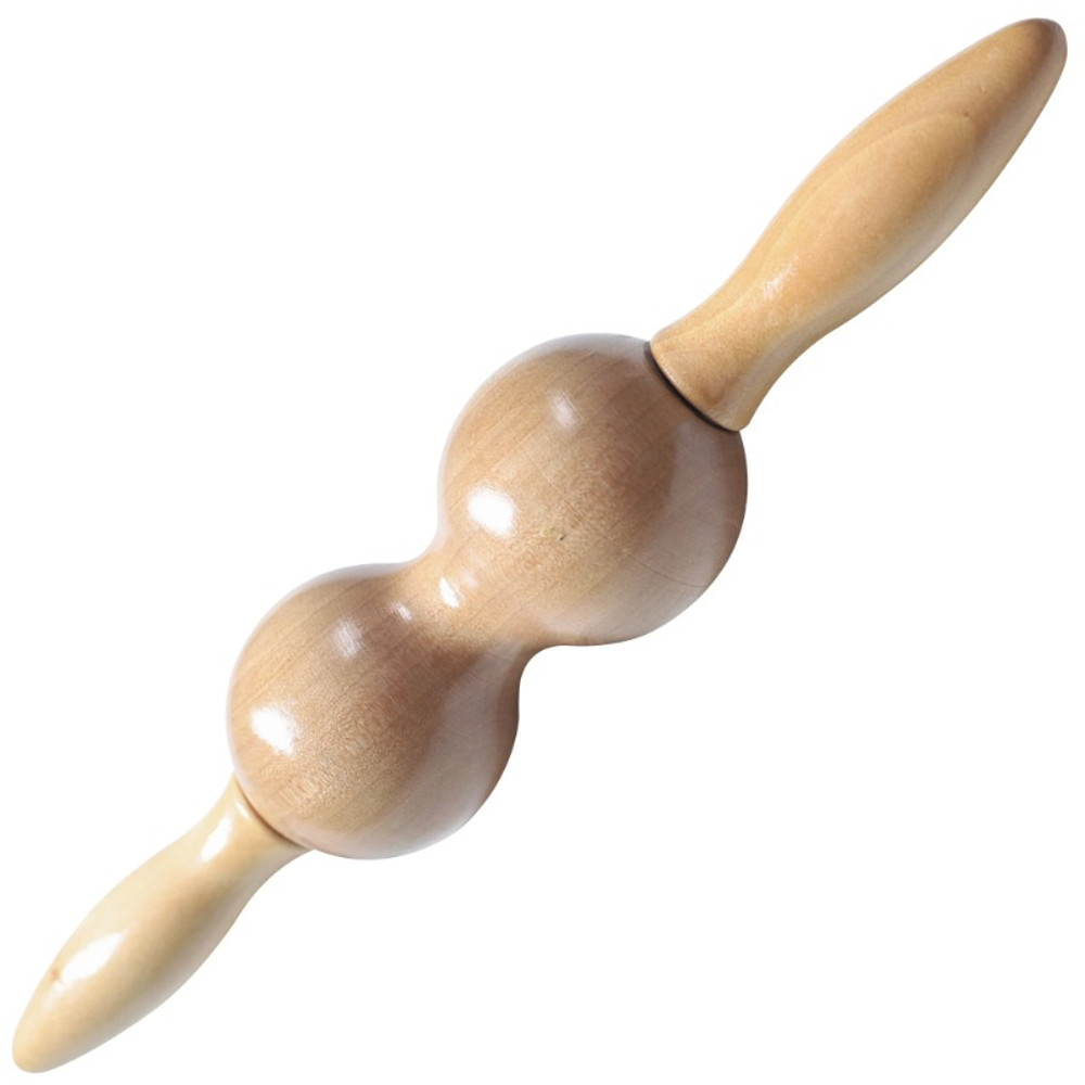 Massage Stick Wood Back Massager Deep Tissue Roller Muscle Soreness Relief 0