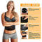 Smart Abdominal Training Belts Electric Body Weight Loss, EMS Muscle Stimulator Belt Trainer, Slimming Massage Device