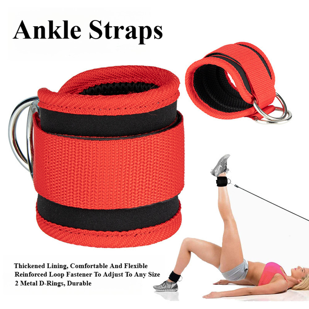 Adjustable Gym Leg Strength Workouts, Hip Fitness Ankle Straps, Sports Guard, Butt Device, Abductors With Buckle
