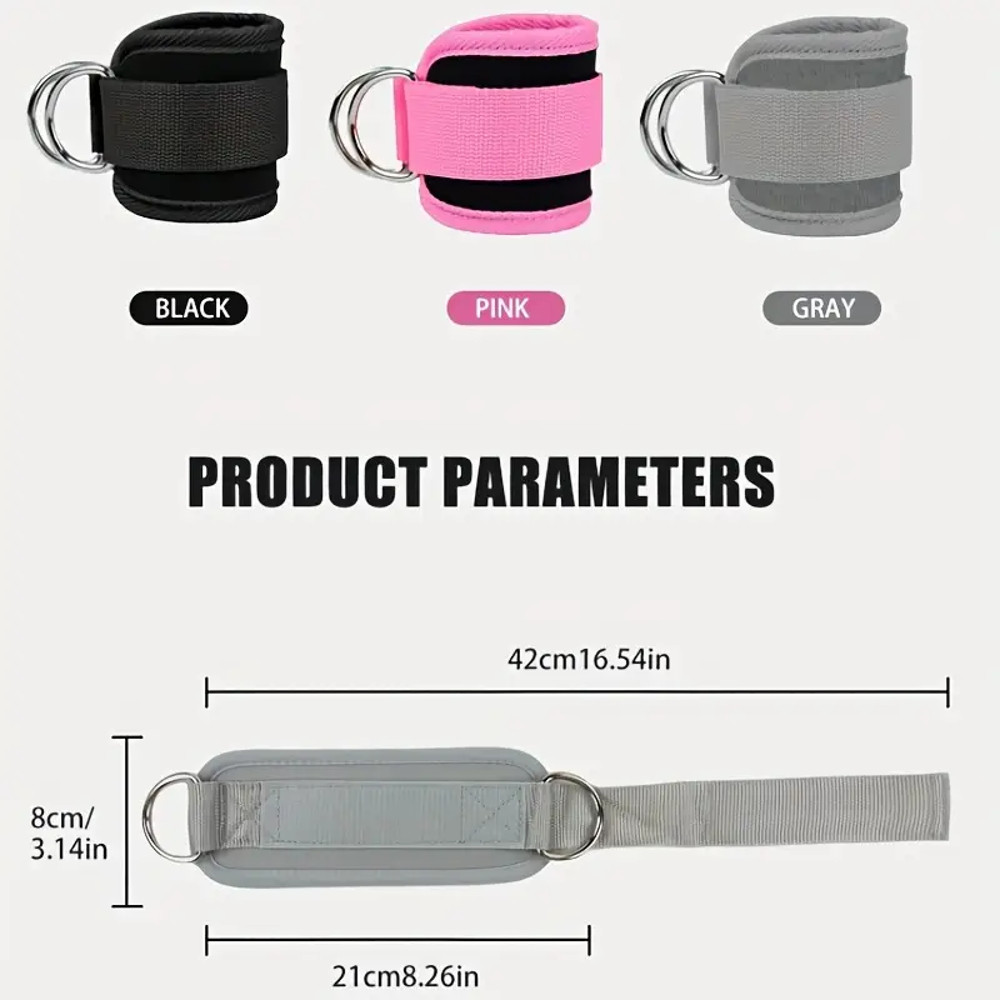 Adjustable Gym Leg Strength Workouts, Hip Fitness Ankle Straps, Sports Guard, Butt Device, Abductors With Buckle