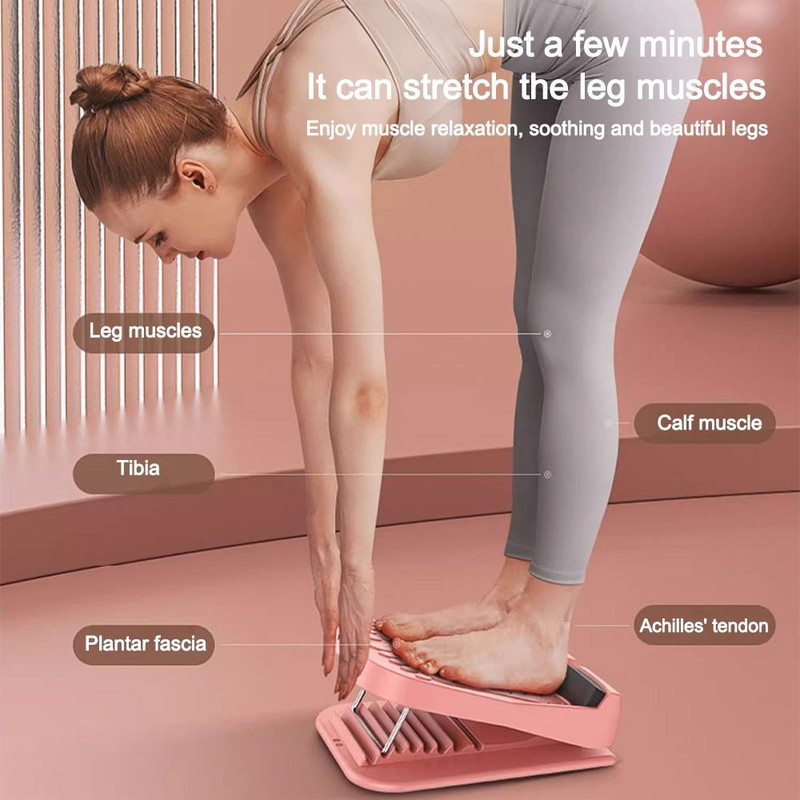 Magnet Stretching Board Sports, Calf Stretching Board, Adjustable Straight Leg Incline Board Leg
