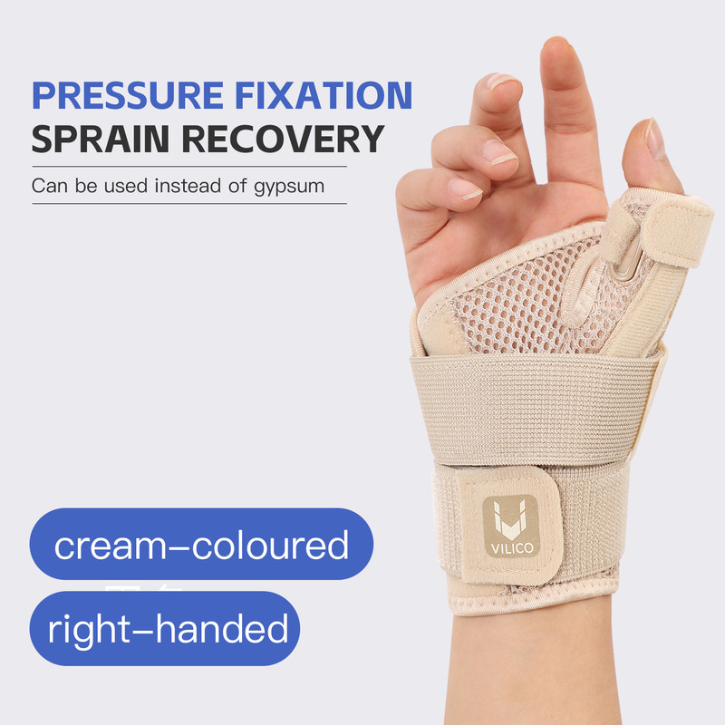 Breathable Thumb Protector Guard Fits Flexible Splint Wrist Thumb Support Brace For Tendonitis Arth 7