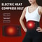 Vibrating Massage for Lower Back Pain Relief, Therapeutic Heated Lumbar Support Belt with Massage, Adjustable Back Brace