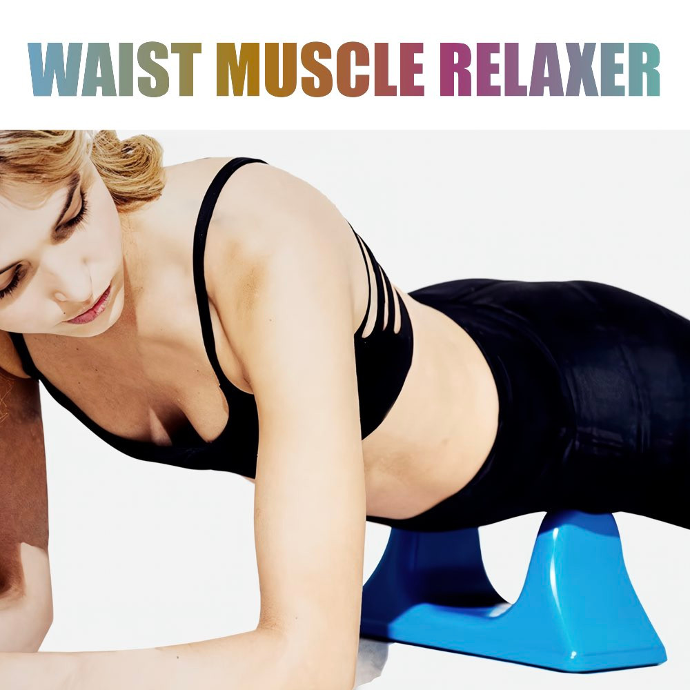 Ergonomic Deep Tissue Waist Muscle Relaxer Massager, Hip, Back and Psoas Training for Body Stretching