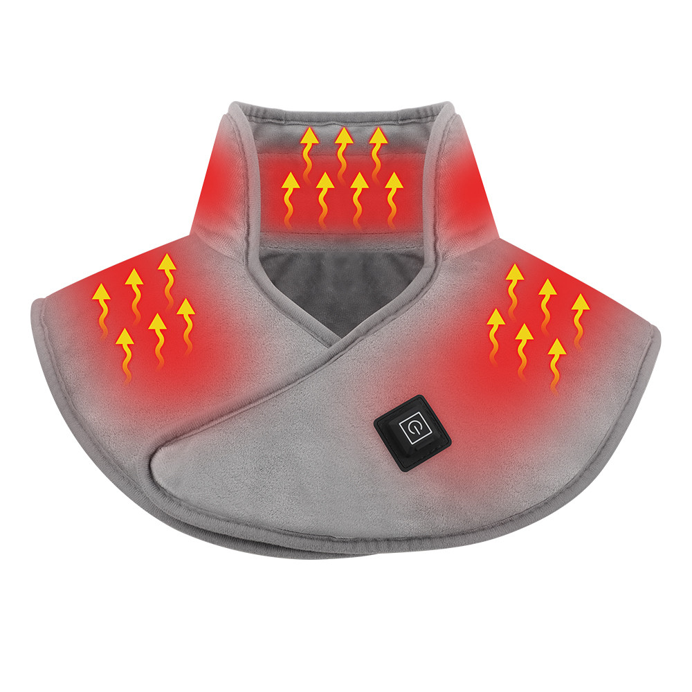 USB Heated Back Wrap Electric Heating Shoulder Neck Pad Soft Hot Compress Neck Shoulder Pad 0