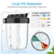 Supplement Organizer for Holding Various Vitamins, 7 Grids Large Pill Cup Bottle, Travel Pill Case Box