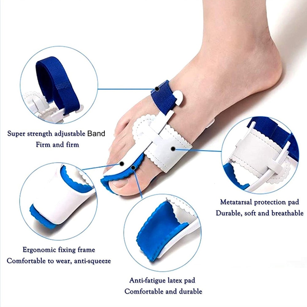 Orthopedic Braces Toe Correction Bunion Device Hallux Valgus Night Foot Care Corrector Thumb Daily 3