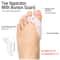 Toe Separator Hallux Valgus Buffer, Silicone Toe Corrector, Improve Foot Health and Comfort Instantly