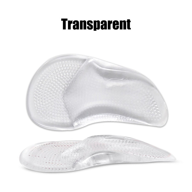 Arch Support Foot Insoles for Plantar Faciitis Pain Relief Shoe Pads, Silicone Gel Orthopedic Insoles for Shoes Women