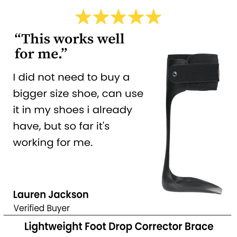 Lightweight Foot Drop Corrector Brace AFO Drop Foot Brace Orthosis Medical Ankle Foot Support Stabi 4