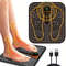 Back Massager & Legs Massager Pad, EMS Foot Massager for Muscle Relaxation, LCD Display Screen with Remote Control