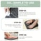 Back Massager & Legs Massager Pad, EMS Foot Massager for Muscle Relaxation, LCD Display Screen with Remote Control