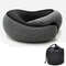 Portable Snail Style Travel Neck Pillow Adjustable Soft Ushaped Memory Foam Support 5