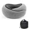 Portable Snail Style Travel Neck Pillow Adjustable Soft Ushaped Memory Foam Support 7