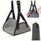 Portable Hammock Leg Rest Airplane Footrest With Adjustable Strap Perfect Travel Accessories 4