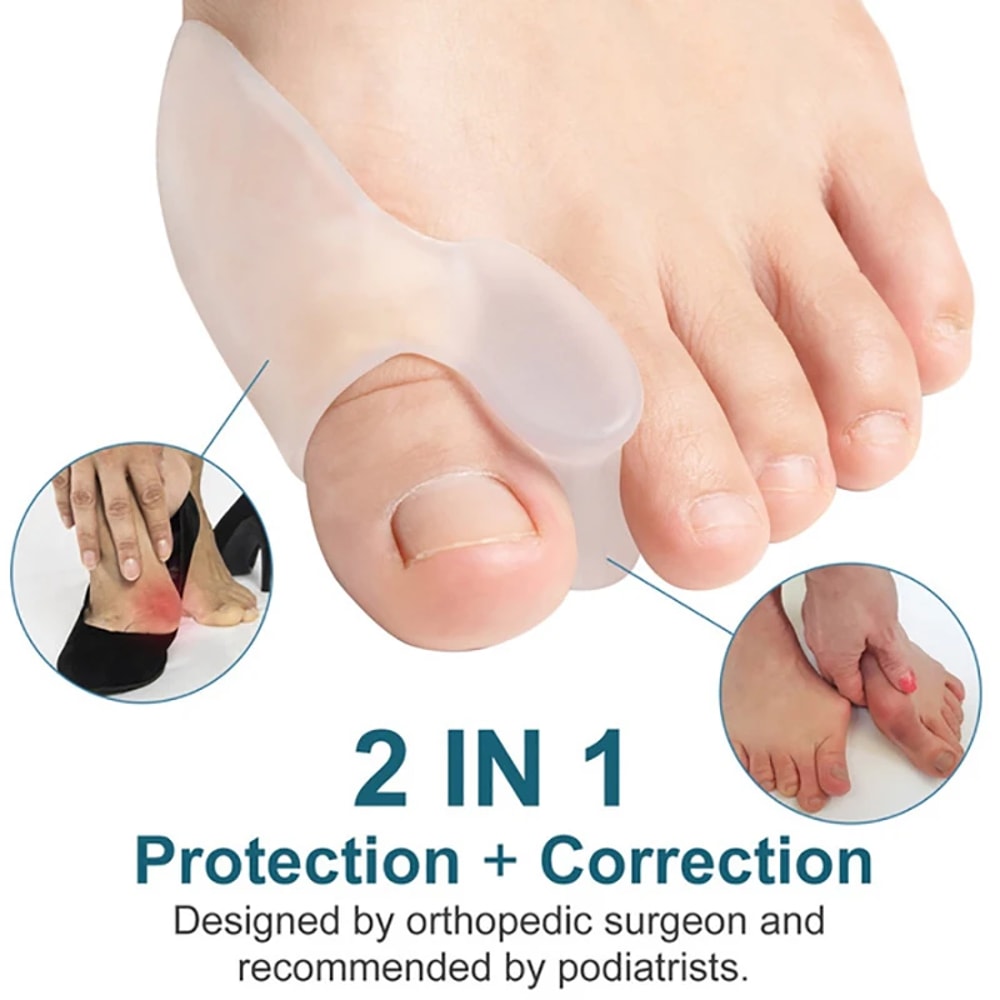 Soft Big Toe Corrector, Get Relief from Bunions for Long-term Comfort, Perfect for Night and Home Use