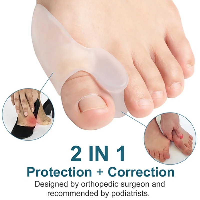 Soft Big Toe Corrector, Get Relief from Bunions for Long-term Comfort, Perfect for Night and Home Use