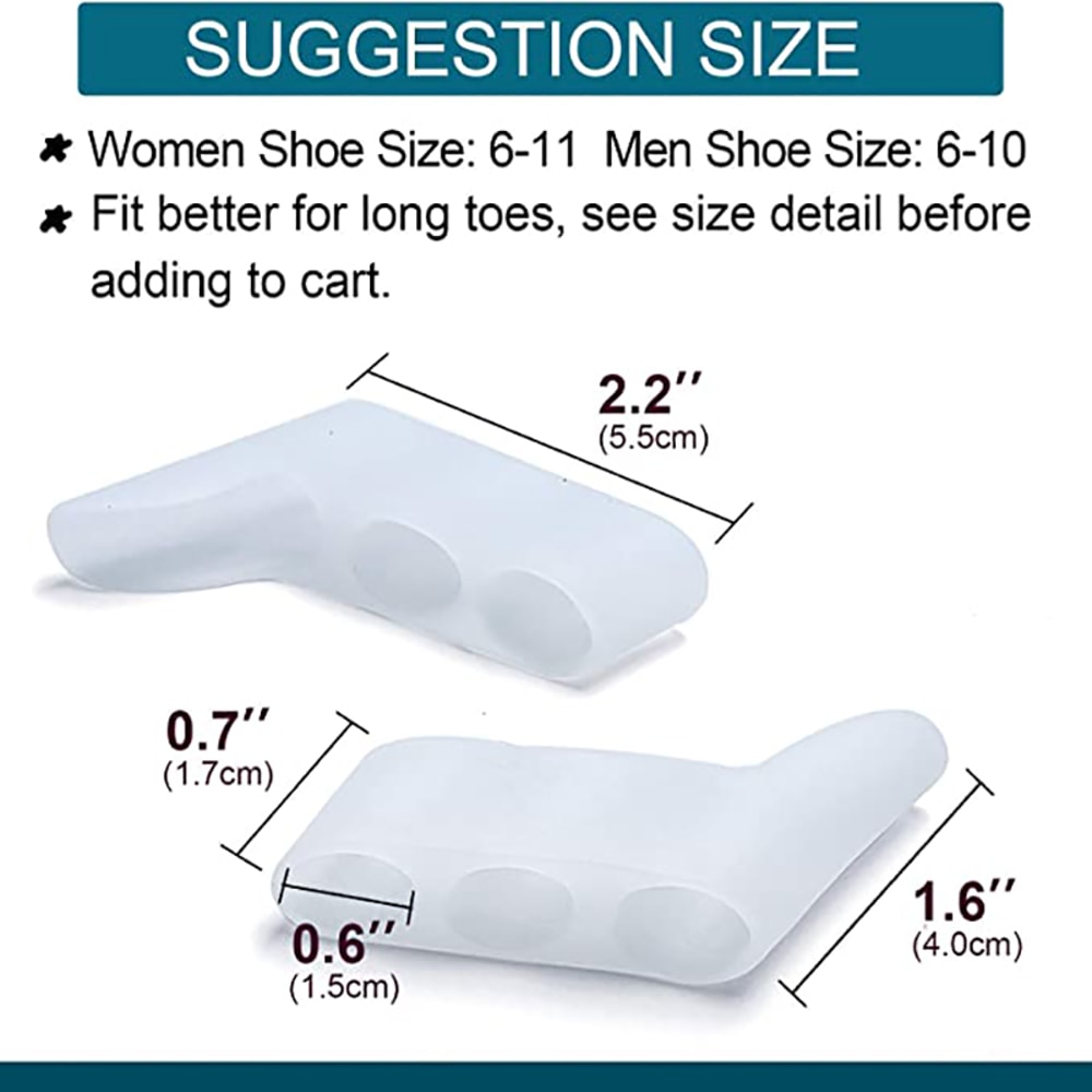 Bunion Blister Pain Relief Toe Straightener Protector Tool 2