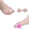 Silicone Gel Two Hole Toe Separator Thumb Valgus Protector Hallux Valgus Guard Bunion Adjuster For 3