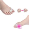 Silicone Gel Two Hole Toe Separator Thumb Valgus Protector Hallux Valgus Guard Bunion Adjuster For 3