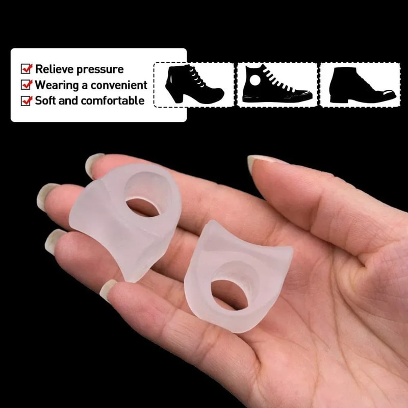 Toe Separator Correction Pad Silicone Foot Care Tool Bunion Guard For Orthopedic Use 1