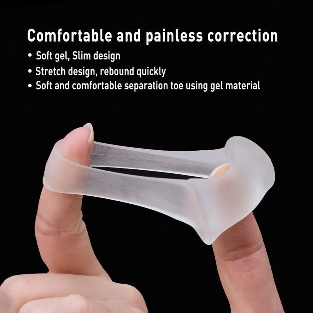 Toe Separator Correction Pad Silicone Foot Care Tool Bunion Guard For Orthopedic Use 2