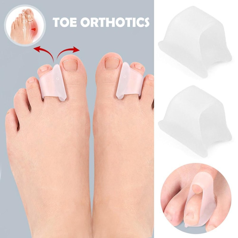Hammertoe Corrector for Curled Crooked Bent and Claw Toe, Toe Orthotics Straighteners for Men and Women, Anti Fungi Feet