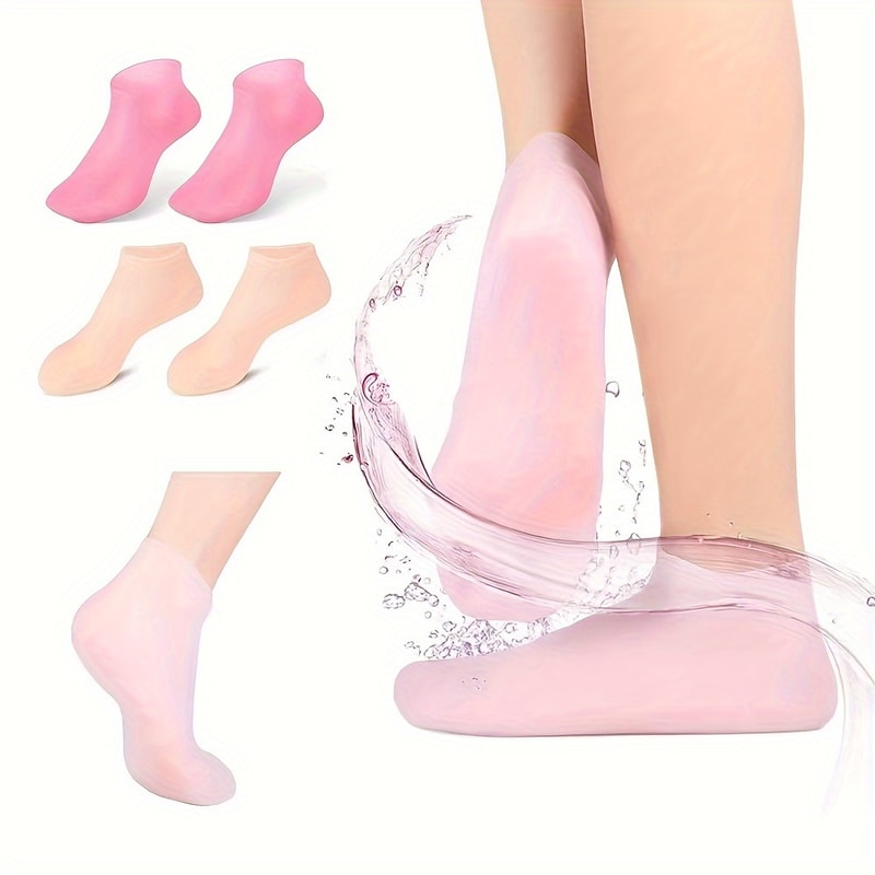 Nourishing Foot Care Gel Socks Moisturizing Silicone Socks For Dry Cracked Feet 3