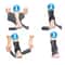 Orthosis Ankle Foot Support, Adjustable Foot Droop Splint Brace for Hemiplegia, Posture Corrector