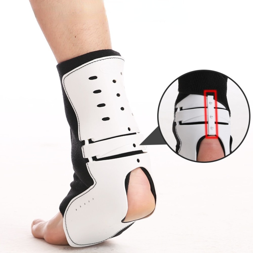 Orthosis Ankle Foot Support, Adjustable Foot Droop Splint Brace for Hemiplegia, Posture Corrector