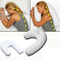 Contour Pillow For Side Sleepers U Shape Neck Back Pillow With Ear Hole For Comfort 1