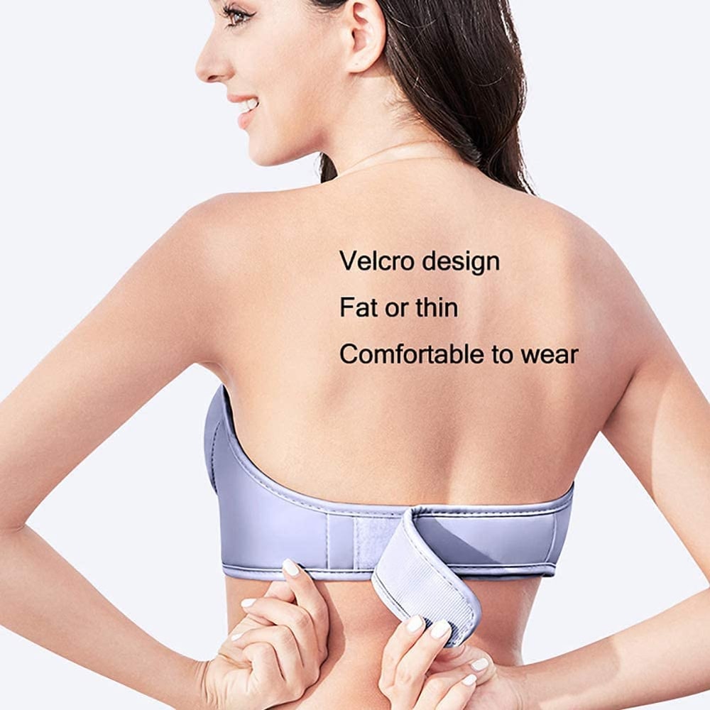 Wireless Electric Breast Massage Bra Hot Compress Function For Breast Lift Enhance Your Bust Natura 1