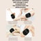 Portable Electric Massager, Pulse Hand Leg Heated Vibration Massage Belt for Calf Thigh Arm Wrist Trainer