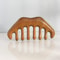 Sandalwood Acupuncture Point Massager Wooden Handle Meridian Massager Eye Nose Facial Massage Comb 0