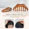 Sandalwood Acupuncture Point Massager Wooden Handle Meridian Massager Eye Nose Facial Massage Comb 2