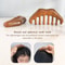 Sandalwood Acupuncture Point Massager Wooden Handle Meridian Massager Eye Nose Facial Massage Comb 2