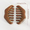 Sandalwood Acupuncture Point Massager Wooden Handle Meridian Massager Eye Nose Facial Massage Comb 4