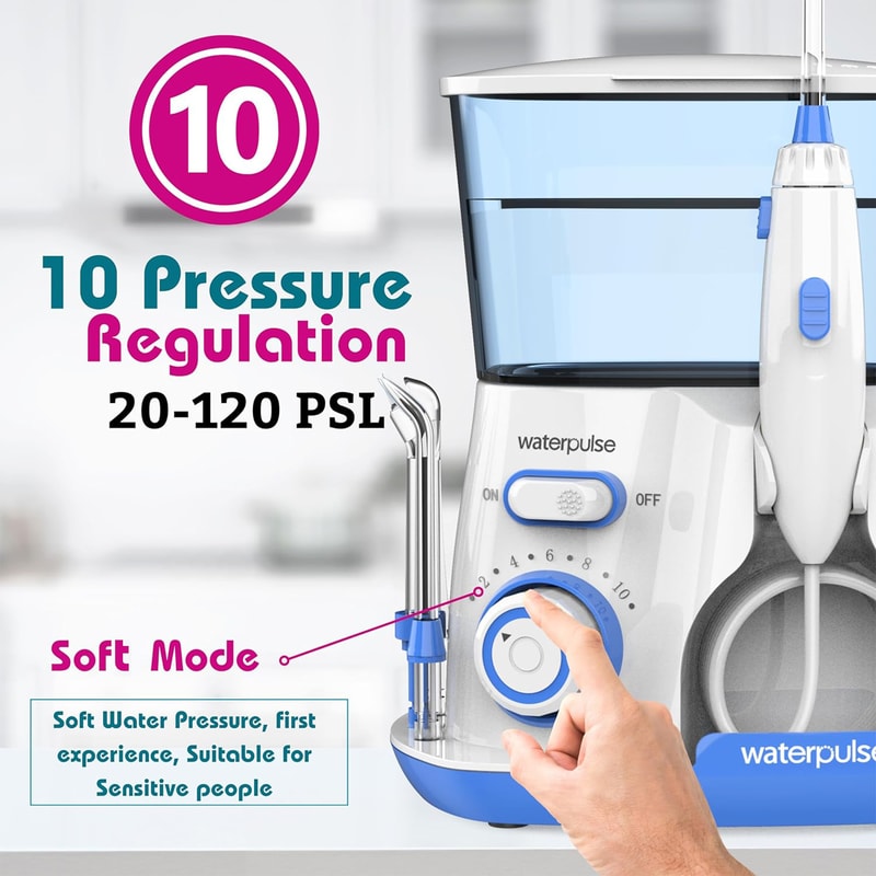 Large Capacity Waterpulse Electric Water Flosser Oral Irrigator For Dental Hygiene 2