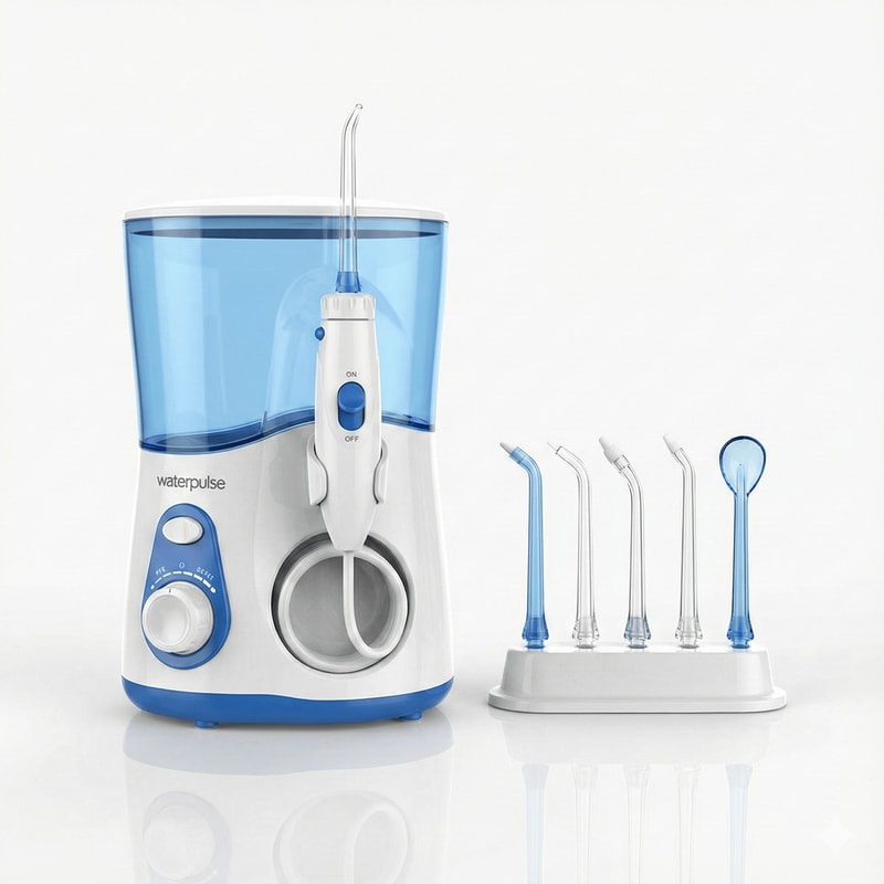Large Capacity Waterpulse Electric Water Flosser Oral Irrigator For Dental Hygiene 0
