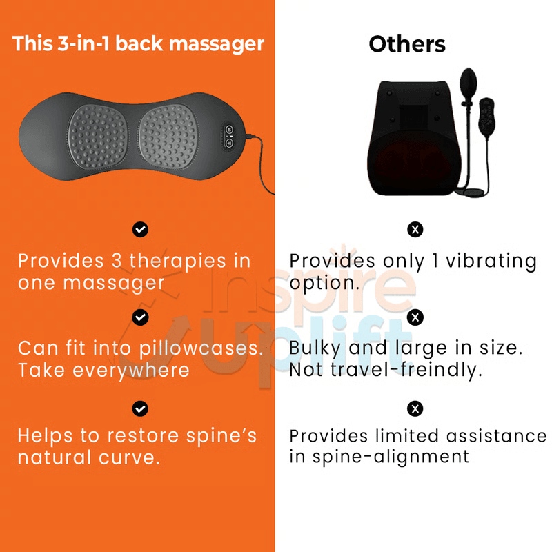 lower back traction therapy massager at home